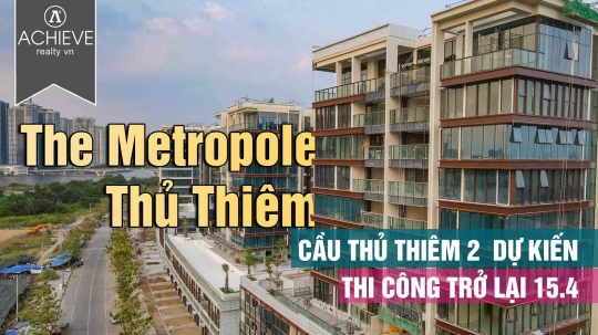 Video: Cầu Thủ Thiêm 2 dự kiến thi công trở lại trước 15/4 | The Metropole Thủ Thiêm có diện mạo mới [4K]